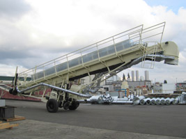 Dust control on conveyor